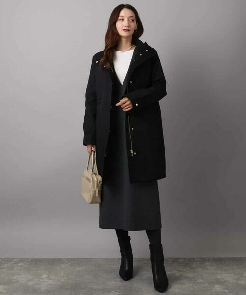 MK MICHEL KLEIN / エムケーミッシェルクラン ニット・セーター | フェザー切替えコンパクトリブニット/洗える | 詳細20