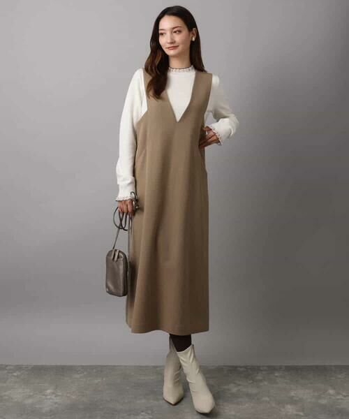 MK MICHEL KLEIN / エムケーミッシェルクラン ニット・セーター | ミニフリルデザインニット/洗える | 詳細14