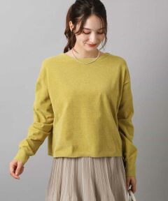 MK MICHEL KLEIN / エムケーミッシェルクラン ニット・セーター | モールヤーンボートネックニット/洗える