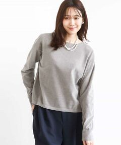 MK MICHEL KLEIN / エムケーミッシェルクラン ニット・セーター | モールヤーンボートネックニット/洗える