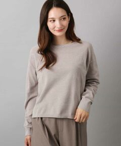 MK MICHEL KLEIN / エムケーミッシェルクラン ニット・セーター | モールヤーンボートネックニット/洗える