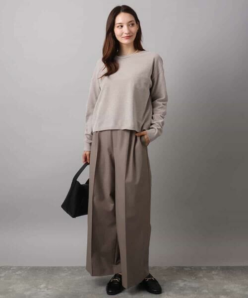 MK MICHEL KLEIN / エムケーミッシェルクラン ニット・セーター | モールヤーンボートネックニット/洗える | 詳細10