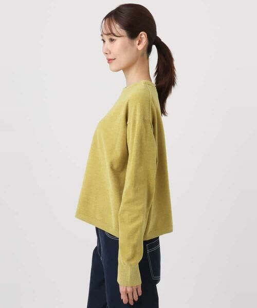 MK MICHEL KLEIN / エムケーミッシェルクラン ニット・セーター | モールヤーンボートネックニット/洗える | 詳細21