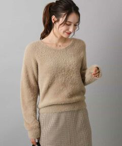 MK MICHEL KLEIN / エムケーミッシェルクラン ニット・セーター | フェザーニットプルオーバー/前後2way/洗える