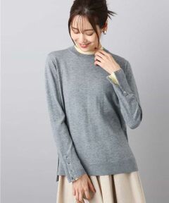 MK MICHEL KLEIN / エムケーミッシェルクラン ニット・セーター | 配色レイヤードデザインニット/洗える