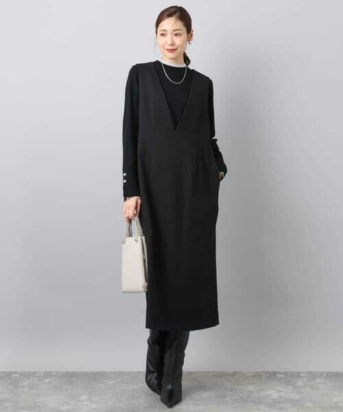 MK MICHEL KLEIN / エムケーミッシェルクラン ニット・セーター | 配色レイヤードデザインニット/洗える | 詳細2