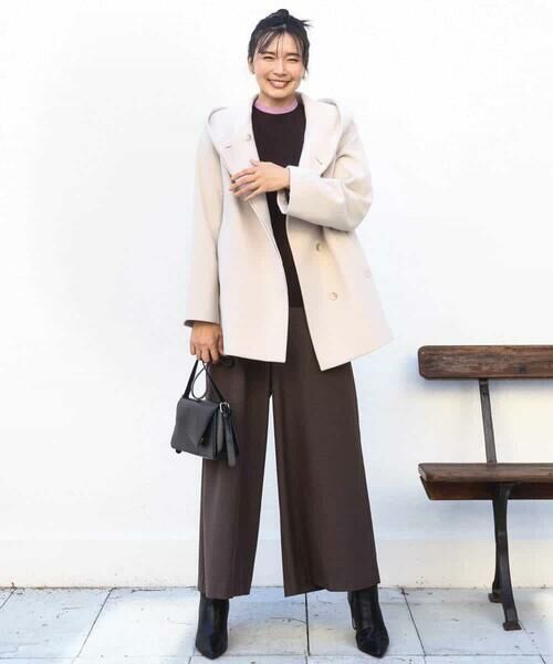 MK MICHEL KLEIN / エムケーミッシェルクラン ニット・セーター | 配色レイヤードデザインニット/洗える | 詳細24