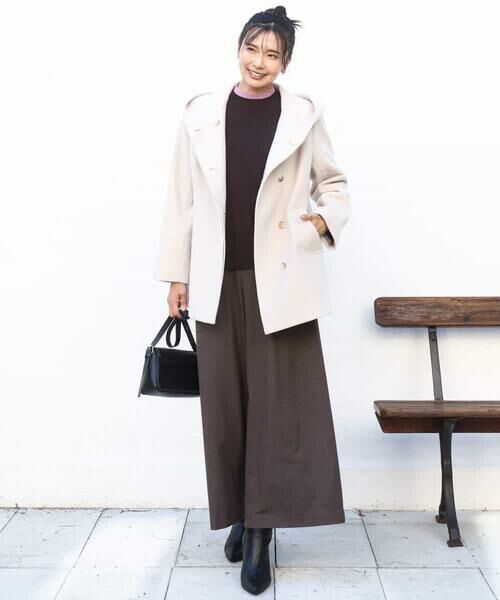 MK MICHEL KLEIN / エムケーミッシェルクラン ニット・セーター | 配色レイヤードデザインニット/洗える | 詳細26