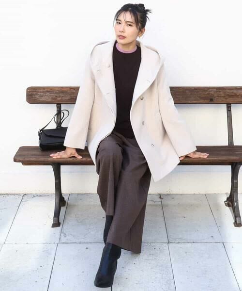 MK MICHEL KLEIN / エムケーミッシェルクラン ニット・セーター | 配色レイヤードデザインニット/洗える | 詳細27