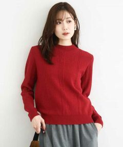 MK MICHEL KLEIN / エムケーミッシェルクラン ニット・セーター | ミニケーブル編みニット/洗える