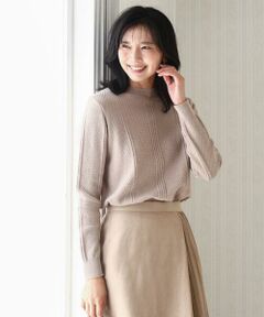 MK MICHEL KLEIN / エムケーミッシェルクラン ニット・セーター | ミニケーブル編みニット/洗える