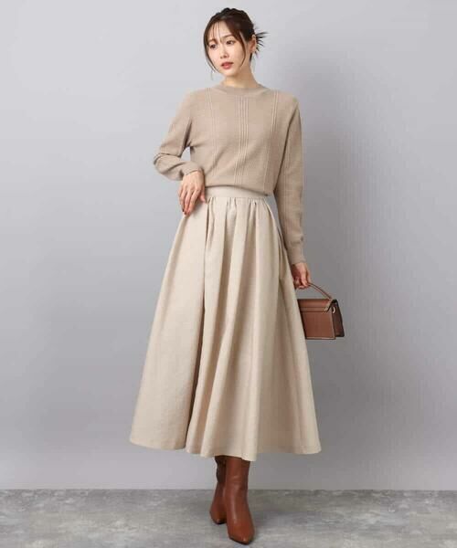 MK MICHEL KLEIN / エムケーミッシェルクラン ニット・セーター | ミニケーブル編みニット/洗える | 詳細15