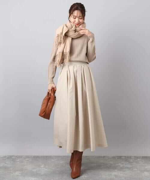 MK MICHEL KLEIN / エムケーミッシェルクラン ニット・セーター | ミニケーブル編みニット/洗える | 詳細20