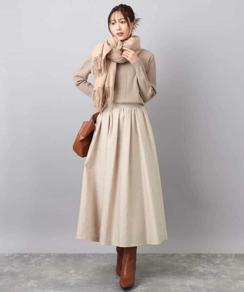 MK MICHEL KLEIN / エムケーミッシェルクラン ニット・セーター | ミニケーブル編みニット/洗える | 詳細21