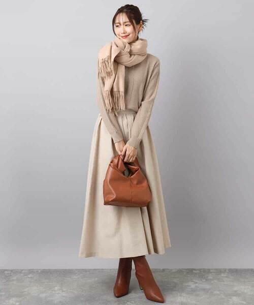 MK MICHEL KLEIN / エムケーミッシェルクラン ニット・セーター | ミニケーブル編みニット/洗える | 詳細22