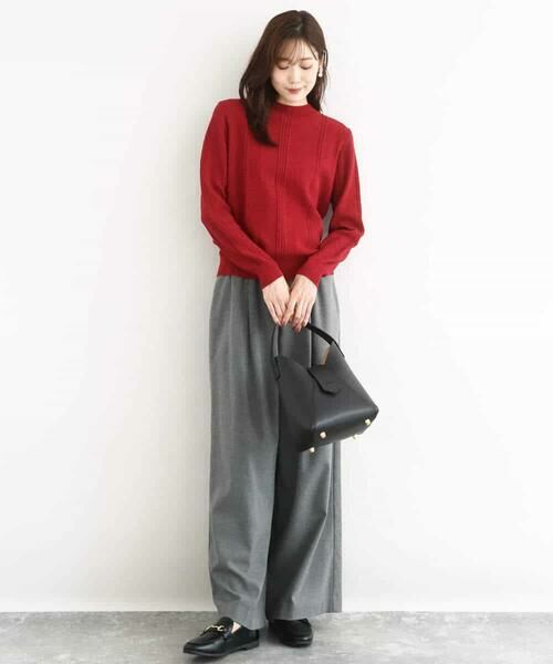 MK MICHEL KLEIN / エムケーミッシェルクラン ニット・セーター | ミニケーブル編みニット/洗える | 詳細25