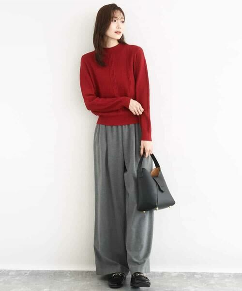 MK MICHEL KLEIN / エムケーミッシェルクラン ニット・セーター | ミニケーブル編みニット/洗える | 詳細26