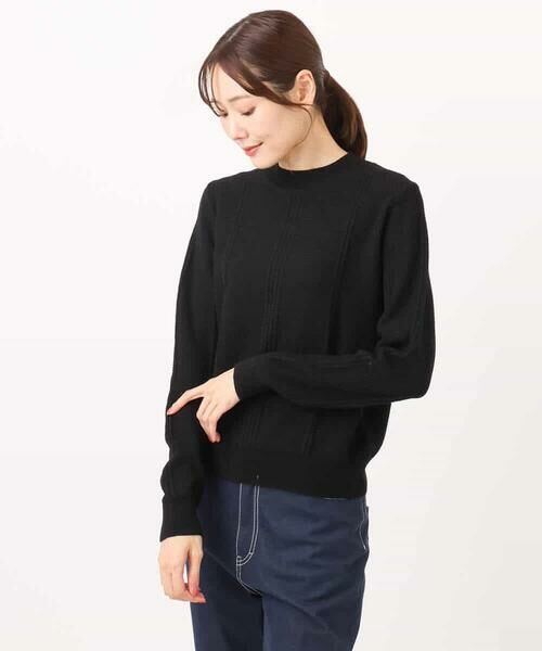 MK MICHEL KLEIN / エムケーミッシェルクラン ニット・セーター | ミニケーブル編みニット/洗える | 詳細5