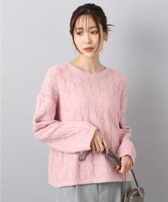 MK MICHEL KLEIN / エムケーミッシェルクラン ニット・セーター | スパンコールラメ入りニット/洗える