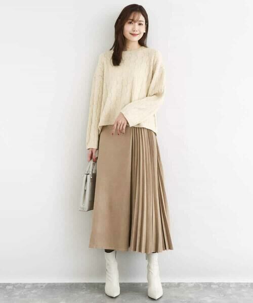 MK MICHEL KLEIN / エムケーミッシェルクラン ニット・セーター | スパンコールラメ入りニット/洗える | 詳細2