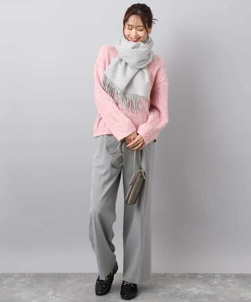 MK MICHEL KLEIN / エムケーミッシェルクラン ニット・セーター | スパンコールラメ入りニット/洗える | 詳細28