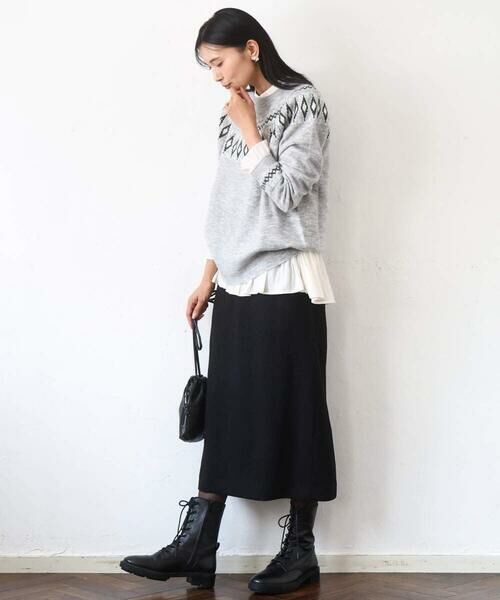 MK MICHEL KLEIN / エムケーミッシェルクラン ニット・セーター | ノルディック柄ニット/洗える | 詳細23