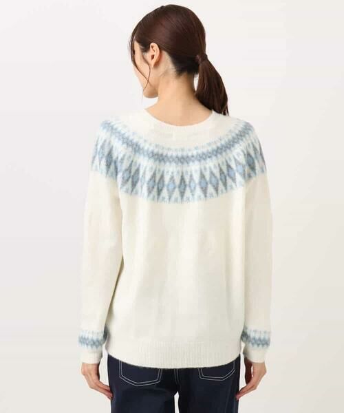 MK MICHEL KLEIN / エムケーミッシェルクラン ニット・セーター | ノルディック柄ニット/洗える | 詳細26