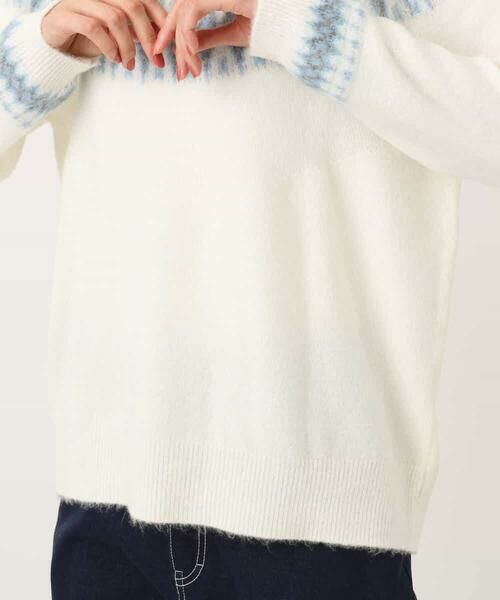 MK MICHEL KLEIN / エムケーミッシェルクラン ニット・セーター | ノルディック柄ニット/洗える | 詳細29