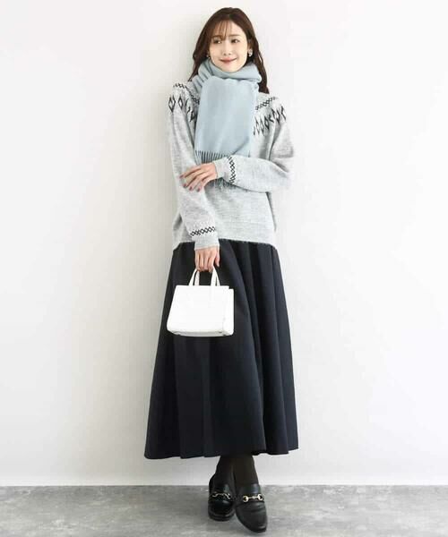 MK MICHEL KLEIN / エムケーミッシェルクラン ニット・セーター | ノルディック柄ニット/洗える | 詳細5