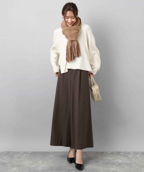 MK MICHEL KLEIN / エムケーミッシェルクラン ニット・セーター | 片畦編みVネックニット/洗える | 詳細22