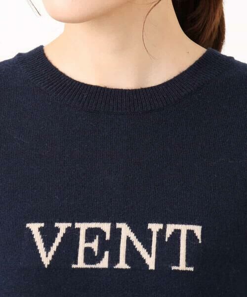 MK MICHEL KLEIN / エムケーミッシェルクラン ニット・セーター | ロゴ入りウール混ニット/前後2way/洗える | 詳細23