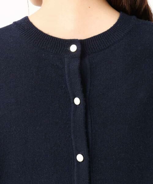 MK MICHEL KLEIN / エムケーミッシェルクラン ニット・セーター | ロゴ入りウール混ニット/前後2way/洗える | 詳細24