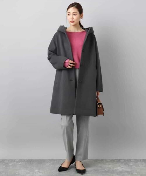 MK MICHEL KLEIN / エムケーミッシェルクラン ニット・セーター | ラメ入りドルマンスリーブ畦編みニット/洗える | 詳細7