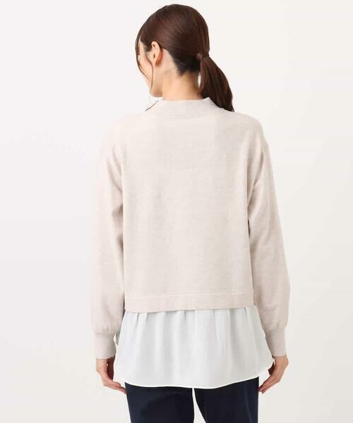 MK MICHEL KLEIN / エムケーミッシェルクラン ニット・セーター | レイヤードデザインチュニックニット/洗える | 詳細21