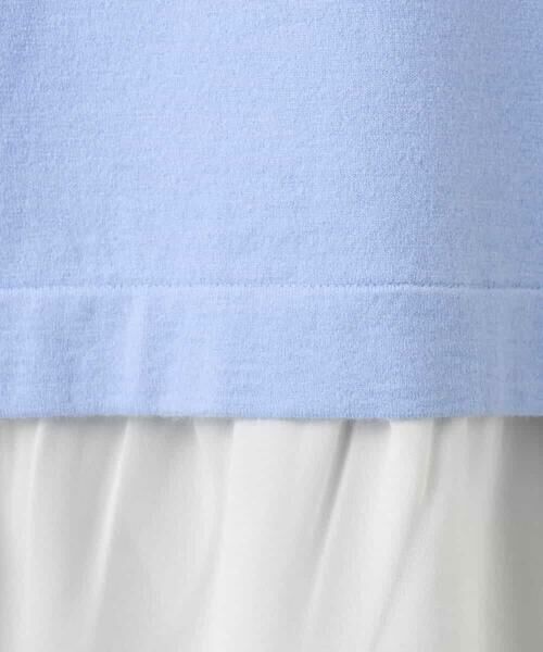 MK MICHEL KLEIN / エムケーミッシェルクラン ニット・セーター | レイヤードデザインチュニックニット/洗える | 詳細30