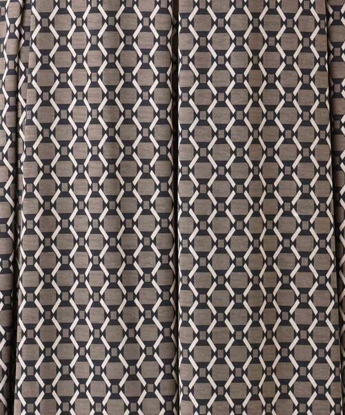 MK MICHEL KLEIN / エムケーミッシェルクラン ロング・マキシ丈スカート | スクエア幾何柄フレアースカート/洗える | 詳細20