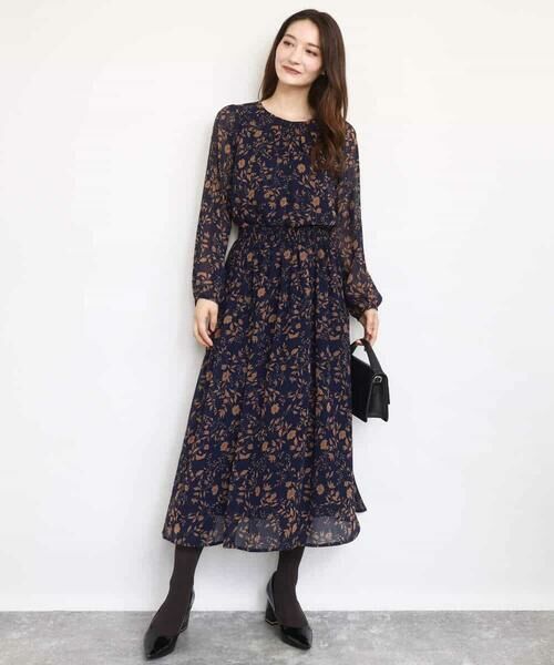 MK MICHEL KLEIN / エムケーミッシェルクラン ロング・マキシ丈スカート | レトロ花柄スカート/洗える | 詳細17