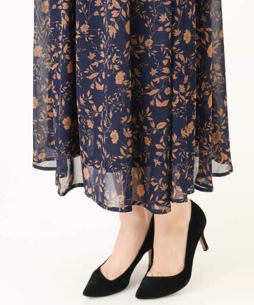 MK MICHEL KLEIN / エムケーミッシェルクラン ロング・マキシ丈スカート | レトロ花柄スカート/洗える | 詳細22