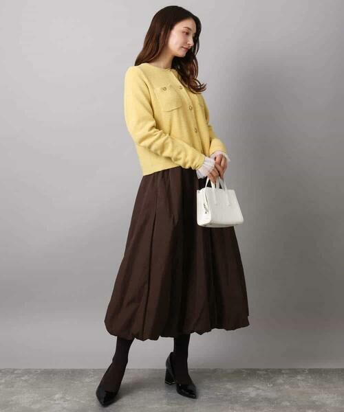 MK MICHEL KLEIN / エムケーミッシェルクラン ロング・マキシ丈スカート | バルーンシルエットスカート/洗える | 詳細1