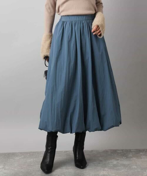 MK MICHEL KLEIN / エムケーミッシェルクラン ロング・マキシ丈スカート | バルーンシルエットスカート/洗える | 詳細11