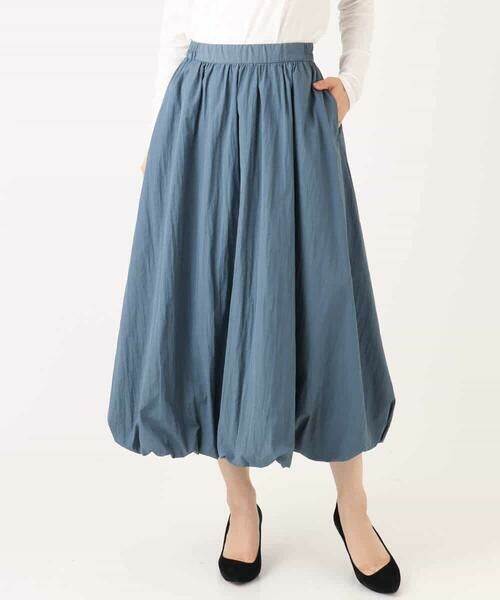 MK MICHEL KLEIN / エムケーミッシェルクラン ロング・マキシ丈スカート | バルーンシルエットスカート/洗える | 詳細19