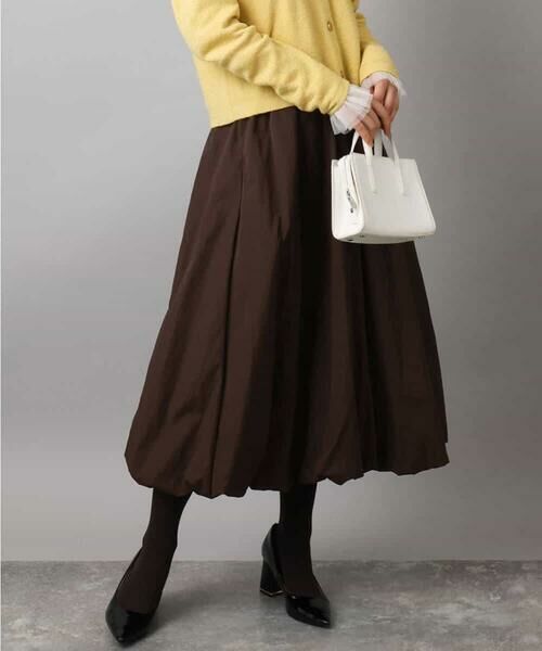 MK MICHEL KLEIN / エムケーミッシェルクラン ロング・マキシ丈スカート | バルーンシルエットスカート/洗える | 詳細30