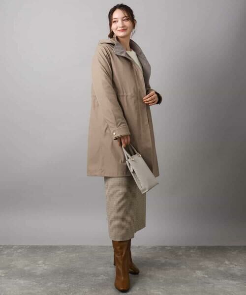 MK MICHEL KLEIN / エムケーミッシェルクラン ロング・マキシ丈スカート | ガンクラブチェック柄ナロースカート/洗える | 詳細20