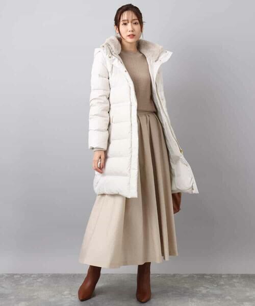 MK MICHEL KLEIN / エムケーミッシェルクラン ロング・マキシ丈スカート | ヴィンテージ加工タックギャザースカート/洗える | 詳細28