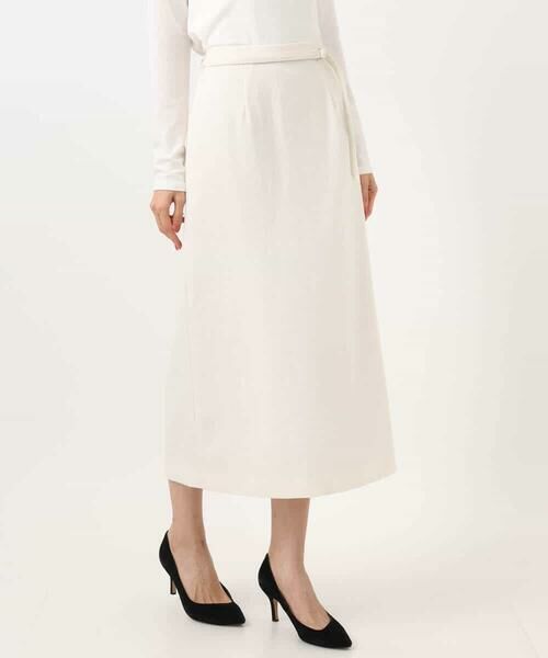 MK MICHEL KLEIN / エムケーミッシェルクラン ロング・マキシ丈スカート | ループネップツイードIラインスカート/洗える | 詳細26