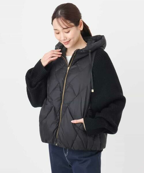 MK MICHEL KLEIN / エムケーミッシェルクラン ダウンジャケット・ベスト | ニットスリーブダウンブルゾン | 詳細11