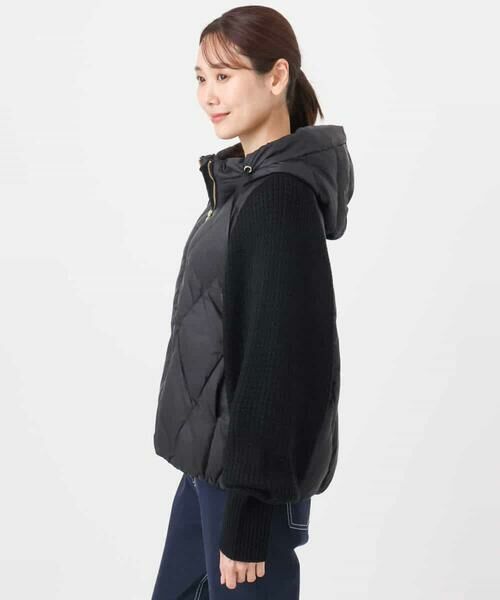 MK MICHEL KLEIN / エムケーミッシェルクラン ダウンジャケット・ベスト | ニットスリーブダウンブルゾン | 詳細12