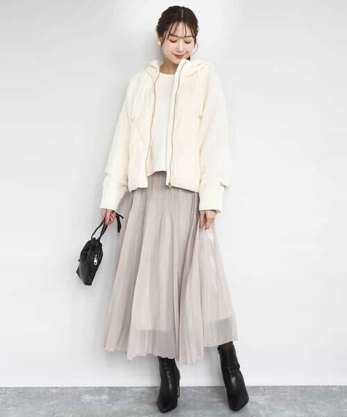 MK MICHEL KLEIN / エムケーミッシェルクラン ダウンジャケット・ベスト | ニットスリーブダウンブルゾン | 詳細2