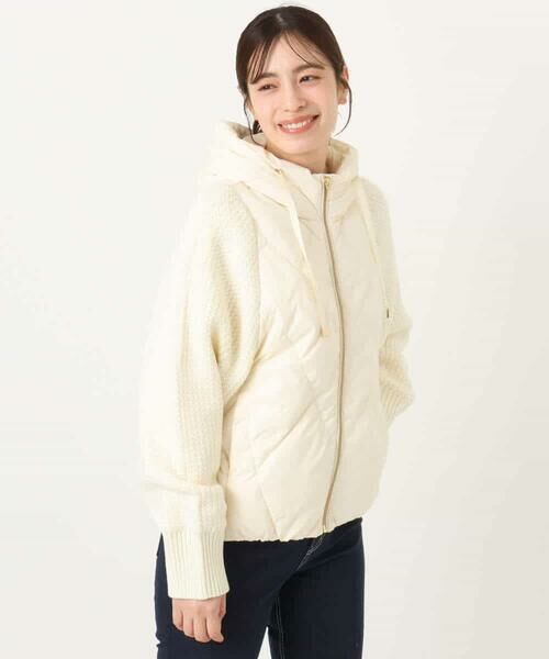 MK MICHEL KLEIN / エムケーミッシェルクラン ダウンジャケット・ベスト | ニットスリーブダウンブルゾン | 詳細24