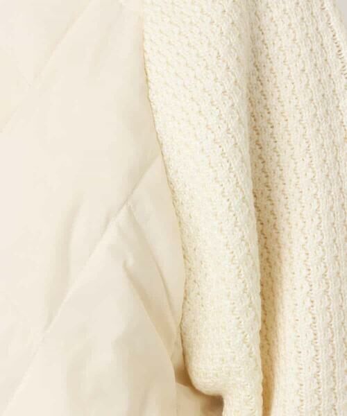 MK MICHEL KLEIN / エムケーミッシェルクラン ダウンジャケット・ベスト | ニットスリーブダウンブルゾン | 詳細25